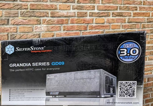 Silverstone Grandia Series GD09, SST-GD09B, ATX, Neu. OVP