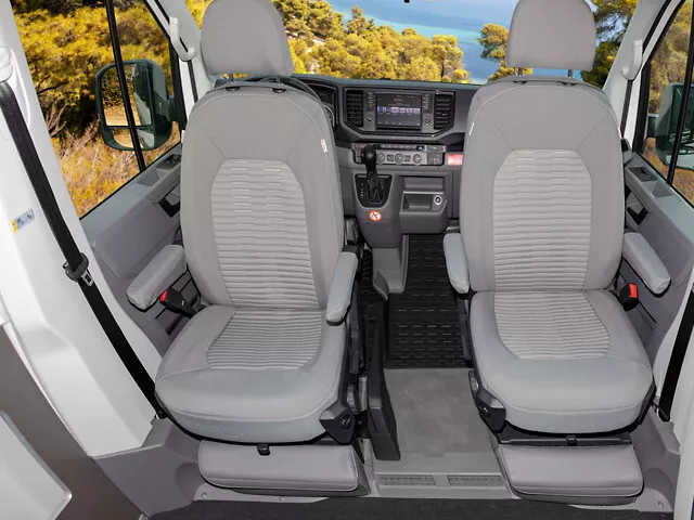 SECOND SKIN SCHONBEZÜGE für Fahrerhaussitze im VW Grand California 600/680  EUR 432,50 - PicClick DE