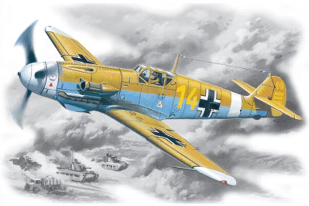 (ICM48105) - ICM 1:48 - Messerschmitt Bf 109F-4Z/Trop