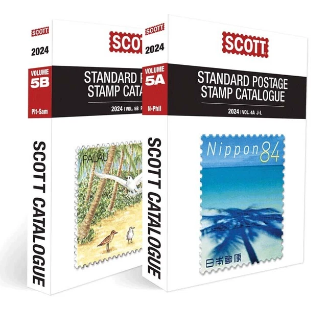NEW 2024 SCOTT Standard Postage Stamp Catalogue US & Worldwide (NSAM
