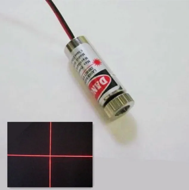 3 x module laser croix réglable rouge 5 mW 650 nm mise au point tête laser qualité industrielle