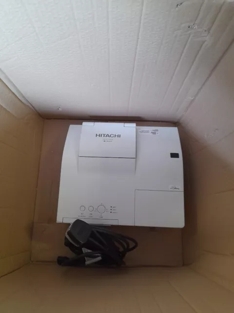 Hitachi Cp-A222Wn 3Lcd Hdmi Projector + Power Cable