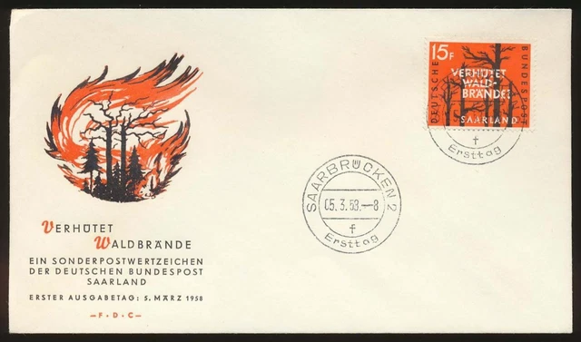 Saarland Nr. 431 auf Ersttagsbrief / FDC  #124320