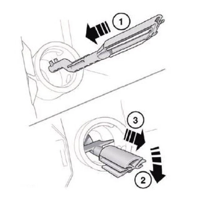 FUEL TANK FILLER Restrictor Reset Tool LR014047 For Land Rover