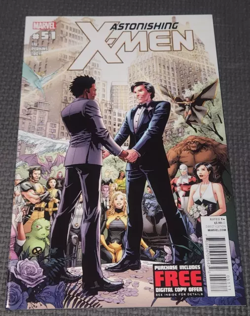 ASTONISHING X-MEN #51 (2012) Key Issue 1st Same Sex Wedding in Marvel Northstar