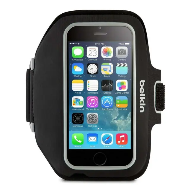 Belkin Sport-Fit Plus Fitness Armband Key, Cash Pocket for iPhone 6 Plus 6s Plus
