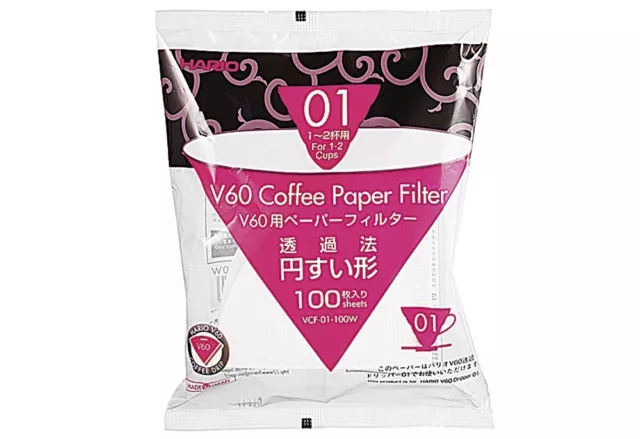 Hario Papierkaffeefilter V60 Gr. 01   157206 3