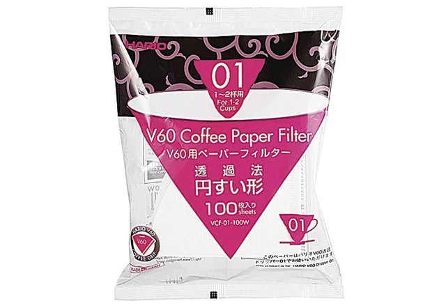 Hario Papierkaffeefilter V60 Gr. 01   157206 3