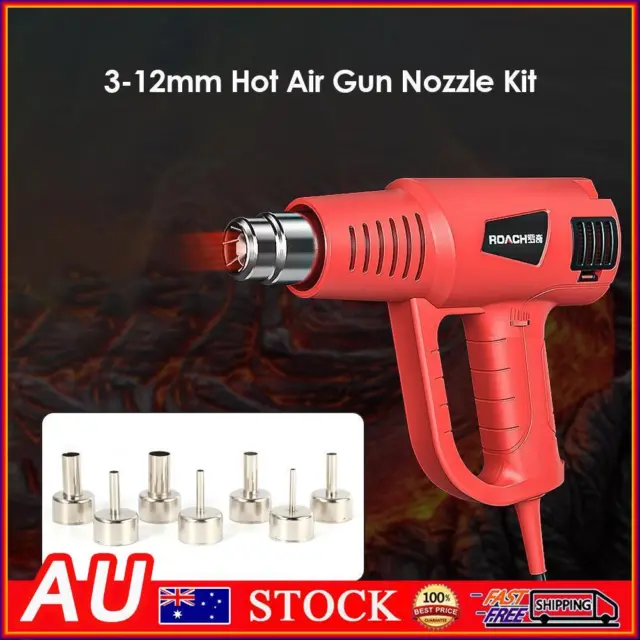 3-12mm Hot Air Gun Nozzle Kit for 858D Welding Soldering Station Heat Gun Tips