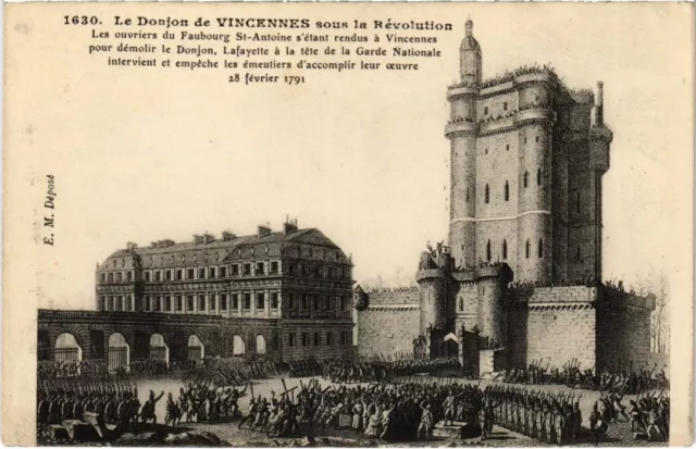 CPA AK Vincennes Le Donjon sous la Revolution FRANCE (1283253)