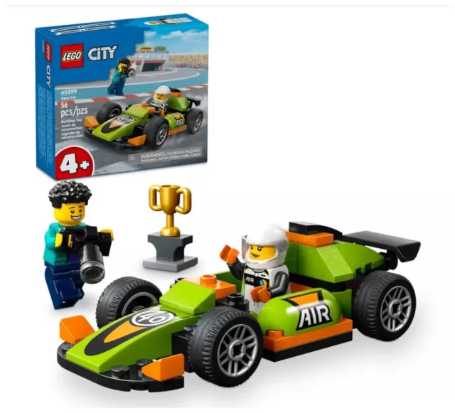 LEGO City Great Vehicles 60399 Green Race Car