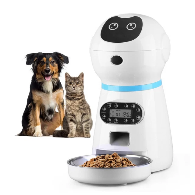 Automatischer Haustier Feeder 3.5L Auto mit Voice Record Timed Feeder für Hunde 6