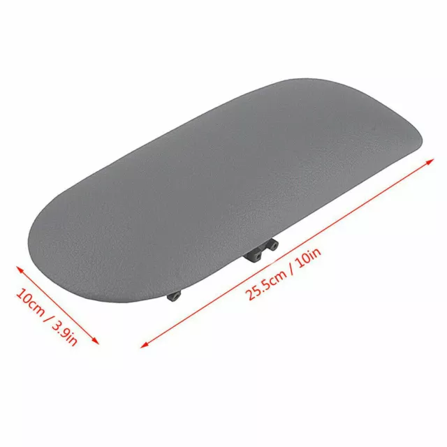 Gray Sliding Top Center Console Armrest Cover Lid for BMW Mini Cooper 2002-2008 2