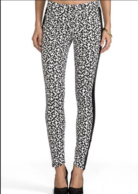 MOTHER The Colorblock Looker Prism Love Pants Size 26