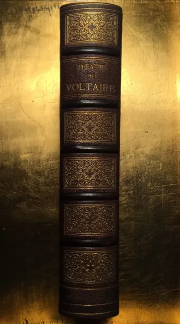 THEATRE de VOLTAIRE OEDIPE BRUTUS ALZIRE LITTERATURE GRAVURE LIVRE ANCIEN BOOK