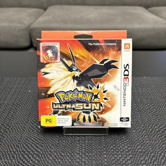 Brand New Nintendo 3Ds Game Pokemon Ultra Sun Fan Edition Complete Boxed New!