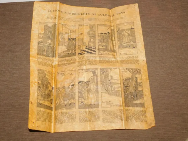 Curious Punishments Of Colonial Days Reproduction Document