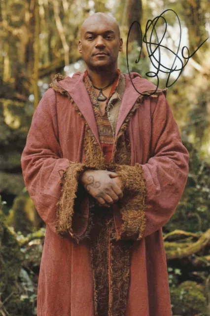 Colin Salmon Hand Signed 6x4 Inch Merlin photo