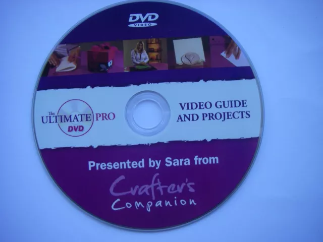 Crafters Companion The Ultimate Pro DVD 2 1/2 horas 12 PROYECTOS Consejos TUTORIALES 3