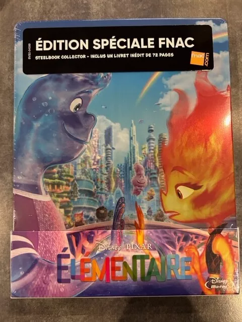 ÉLÉMENTAIRE - DISNEY PIXAR / film en STEELBOOK COLLECTOR FNAC BLU-RAY zone B