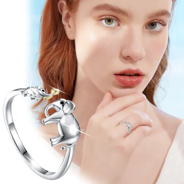 Rungs Elephant Ring Ring Female Mascot Gifts For Friends Rings A Gift For Mom