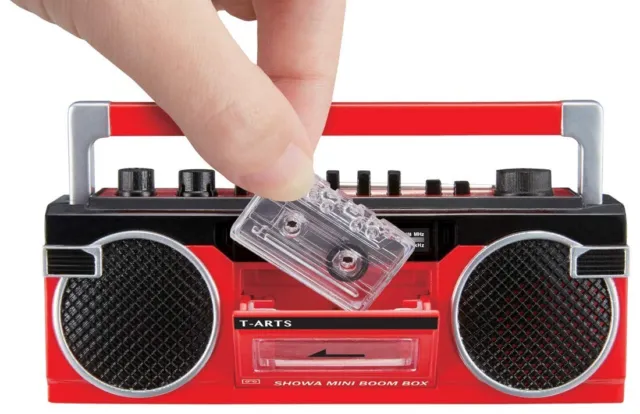 Takara Tomy Showa Mini Ondes Cassette Enregistreur (Boombox) Jouet Neuf De Japon