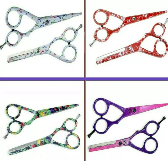 Professional Hairdressing Thinning Scissors Set Barber Salon Hair Cutting Shears