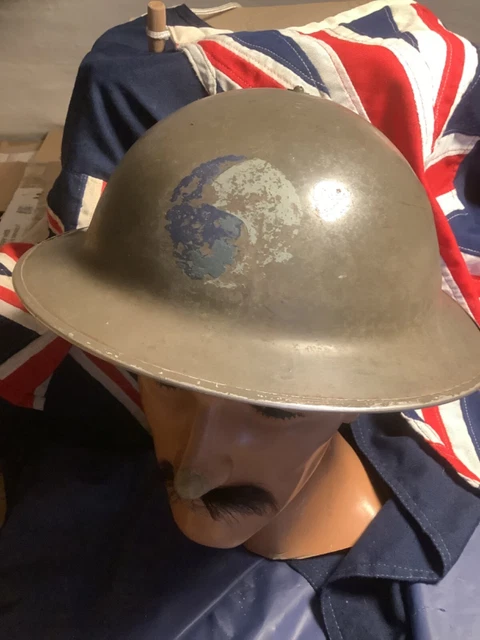 WW2 BRITISH OR US WW1 or WW2 MkI/II or MkI* steel helmet American ...
