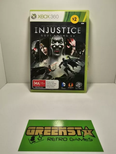 INJUSTICE GODS AMONG Us - Microsoft Xbox 360 PAL Game - No Manual $12.95 -  PicClick AU