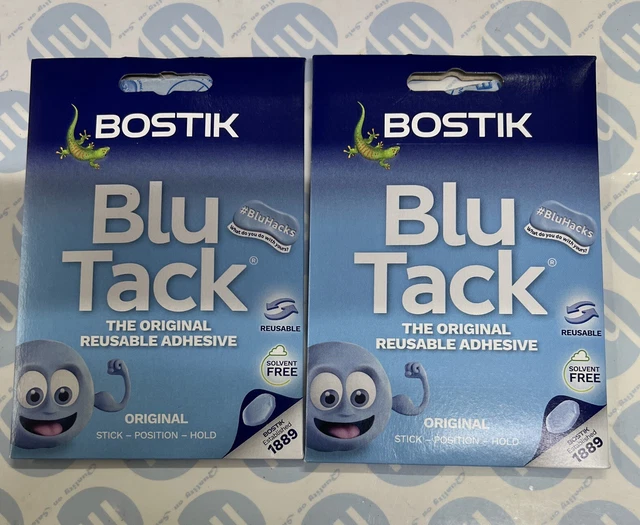 2 X Bostik Blu Tack - Pasta Adesiva Riutilizzabile Blu - Per Appendere Poster E Decorazioni - Foto 6