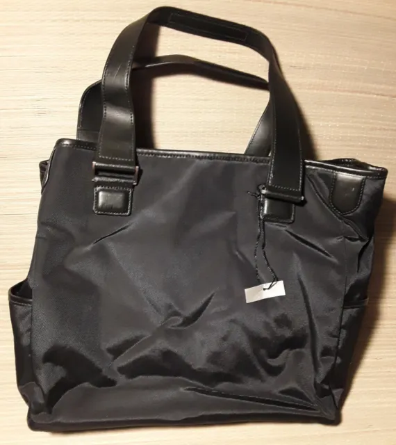 Tumi Ballistic Nylon Tote Bag, Purse, Travel Satchel, Carry On, Gymbag - Black