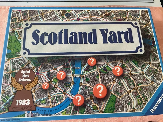 Gesellschaftsspiel "Scotland Yard" Vollständig
