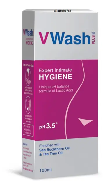 V Wash Plus Intimate Hygiene Liquid Wash With Sea Buckthorn & Tea Tree Oil-100ml