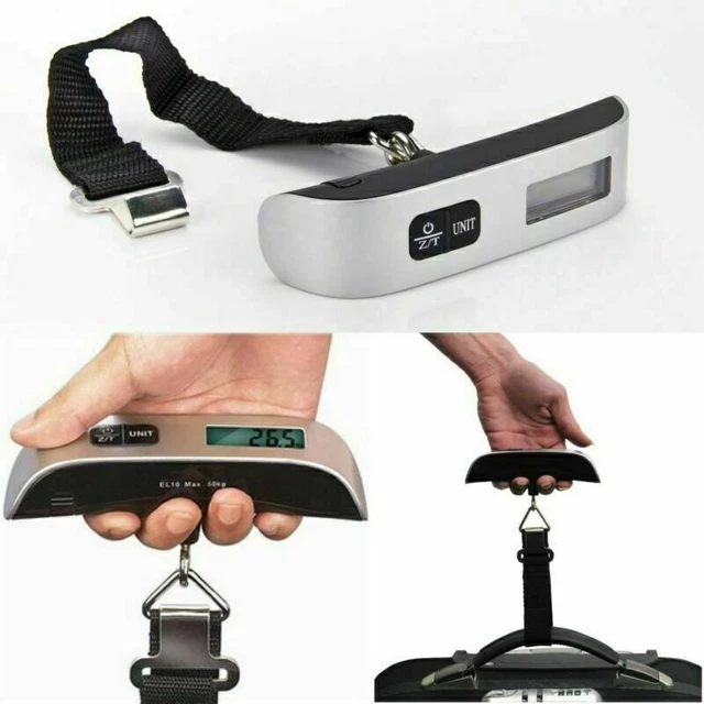 50KG Electronic Digital Scale LCD Display Luggage Portable Suitcase Bag Scale