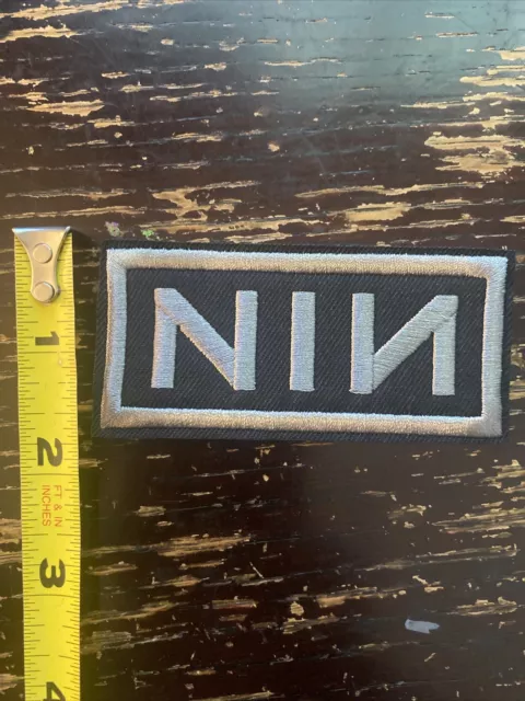 NIN / Nine Inch Nails (Embroidered Iron on patch) Punk/Rock/Metal Band