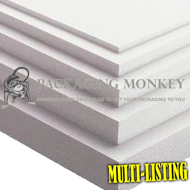 EXPANDED POLYSTYRENE FOAM Packing Sheets *All Sizes* £4.98 PicClick UK