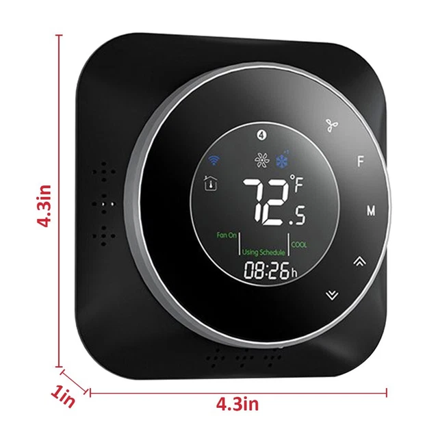 Thermostat numérique programmable WiFi économe en énergie pour le chauffage d