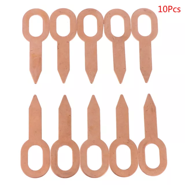 10pcs Copper Plated Oval Dent Puller Rings Car Body Dent Lifter Repair ToFE