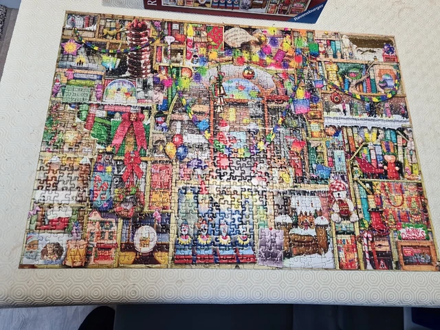 RAVENSBURGER 1000 PIECE jigsaw puzzle Colin Thompson The Christmas ...