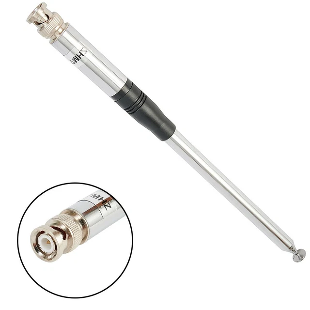 Antenna telescopica BNC di lunga durata 27 MHz per walkie talkie palmare CB