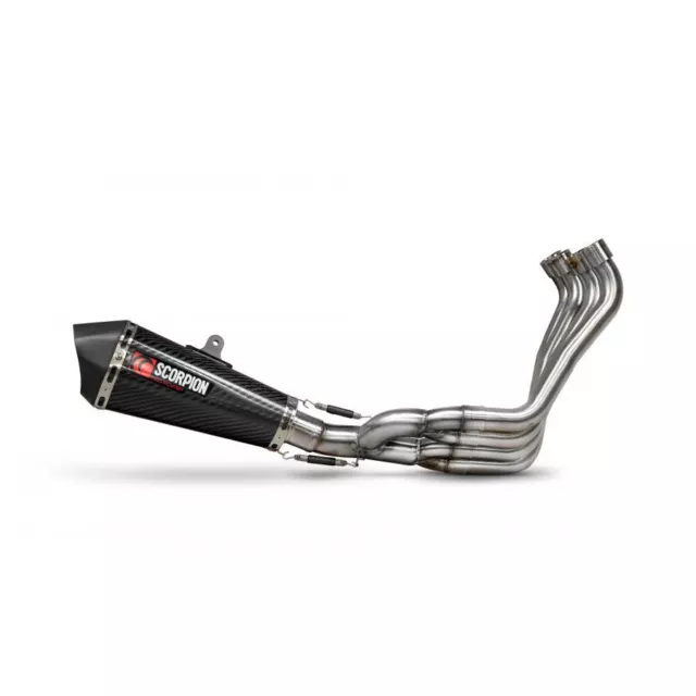 Scorpion Exhaust Carbon Fibre Serket Full Sys Honda CB650R Neo Sports Cafe 19-23