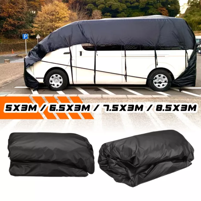 Bâche protection pour toit de caravane demi housse auto couvre 5*3m-8.5*3m