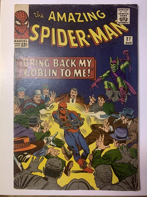The Amazing Spider-Man #27/Silver Age Marvel Comic Book/Green Goblin/VG