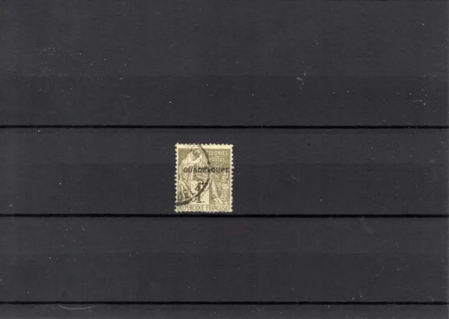 Timbre Guadeloupe France Colonie 1891 N°26 Oblitere Used