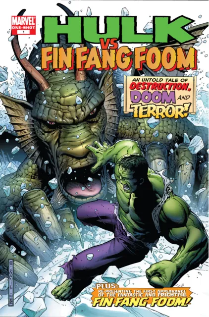Hulk VS. Fin Fang Foom #1 Main Cover 2008, Marvel NM