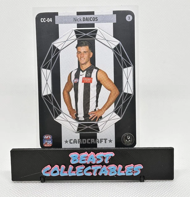 2024 AFL TEAMCOACH Card Craft Nick Daicos Collingwood CC04 3 **Code Unused** 29.99