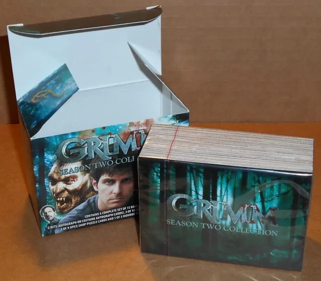Grimm Season 2 Collector Cards (2015) ~ COMPLETE 72-CARD BASE SET