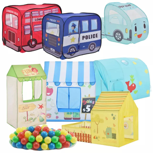 [casa.pro]® Spielzelt Kinderzelt Babyzelt Spielhaus Pop-Up Zelt Spielzeug Bälle