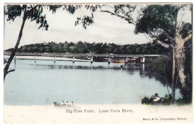 Neu South Wales 1d Dichtung Issue-Myrtle Creek N. S. W.2 / Fe / 1911-Postcard