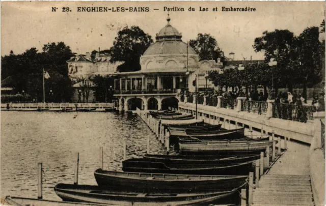 CPA ENGHIEN-les-BAINS - Pavillon du Lac et Embarcadere (380675)